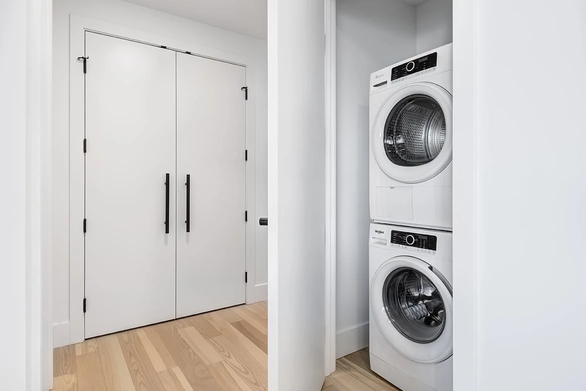 2-bedroom floorplans feature convenient in-suite laundry